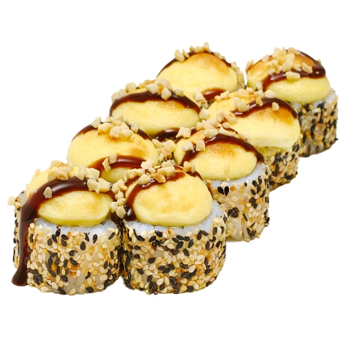 Запечений сирний з мигдалем